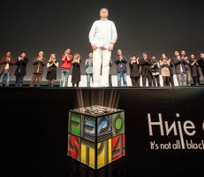 Boban Skerlić poklnjanje posle projekcije filma Top je bio vreo