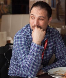 Boris Balta in restaurant Cameleon