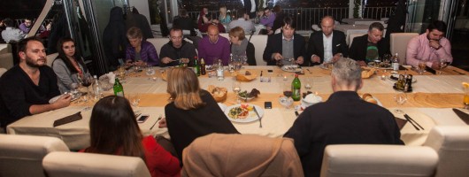 Gosti festivala  u restoranu Caruso