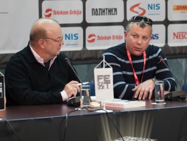 Igor Ivanov film director of "Room with piano" at press conference