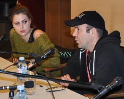 Yannis Sakaridis, reditelj filma DIVLJA PATKA na predavanju na FDUu