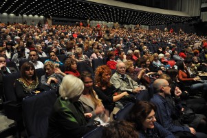 Sala pred projekciju filma Kradljivica knjiga