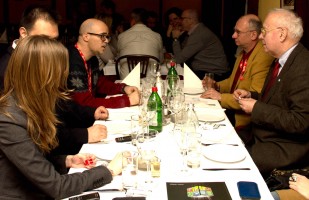 Gosti FEST-a u restoranu Tri šešira